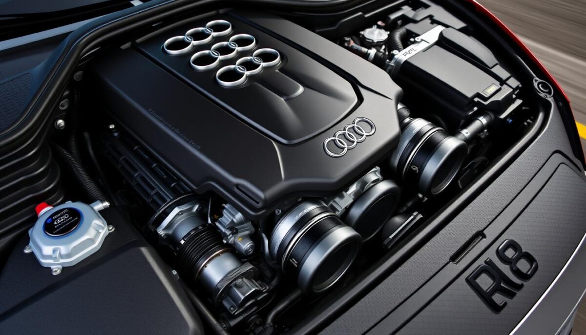 AUDI R8 engine performance